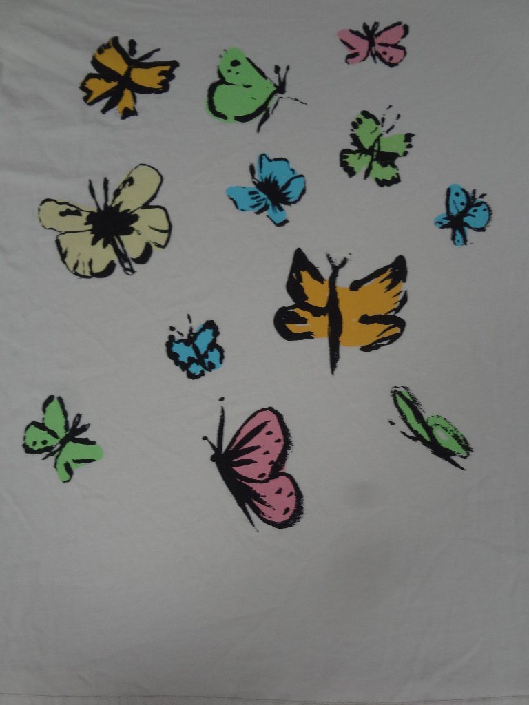 Obey Propaganda Large Butterfly Tee Off-White Beige Xl T-Shirt L560
